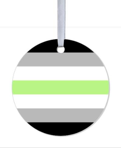 agender pride flag lgbt metal circle stickers, magnet