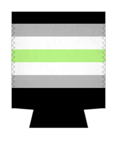 agender pride standard rainbow flag lgbtq colors stickers, magnet