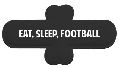 always eat sleep football stickers, magnet