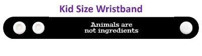 animals are not ingredients cartoon stickers, magnet