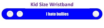 antibully i hate bullies stickers, magnet