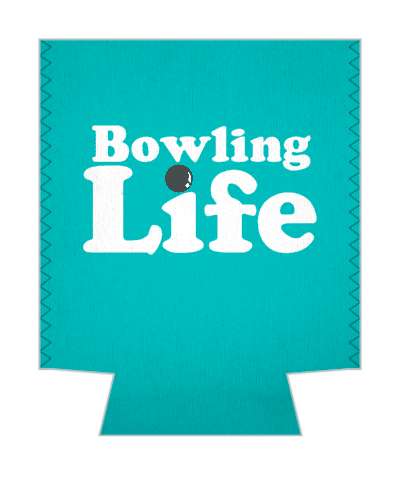 aqua bowling life bowling ball bold stickers, magnet