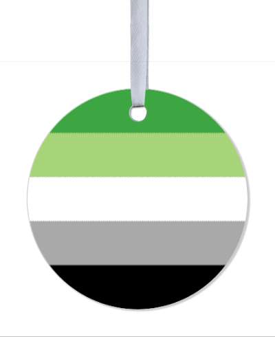 aromantic pride flag lgbt metal circle stickers, magnet