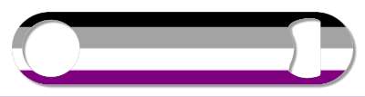 asexual flag lgbt classic colors group series stickers, magnet