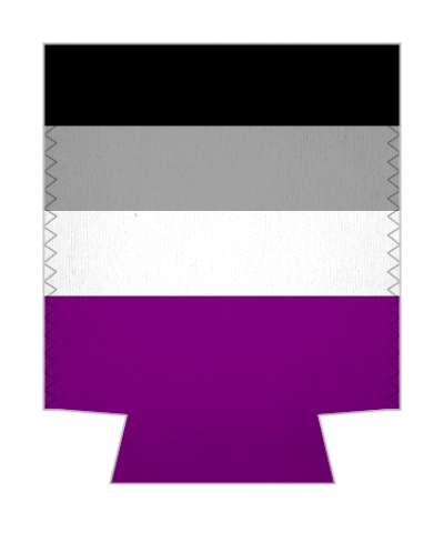 asexual pride flag lgbtq colors classic stickers, magnet