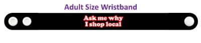 ask me why i shop local work stickers, magnet