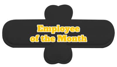 award employee of the month stickers, magnet