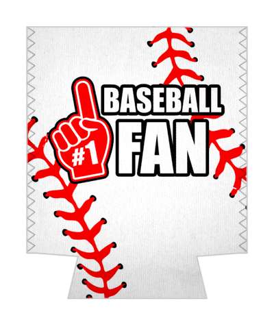 ball background number one baseball fan finger point stickers, magnet