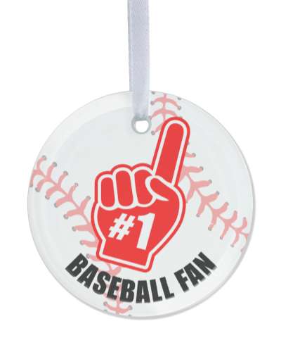ball background number one baseball fan red finger point stickers, magnet