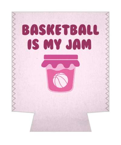 ball in jar basketball is my jam wordplay stickers, magnet