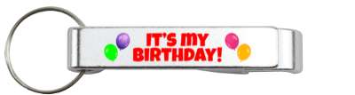 balloons bday its my birthday colorful stickers, magnet