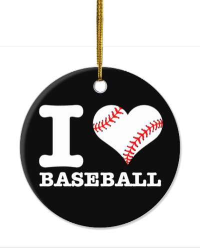 baseball i heart love baseball ball heart black stickers, magnet