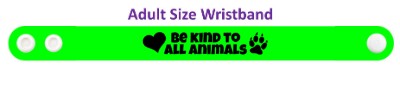 be kind to all animals hearts paw print stickers, magnet