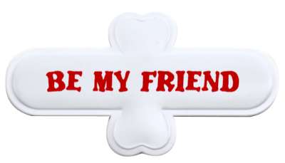 be my friend together stickers, magnet