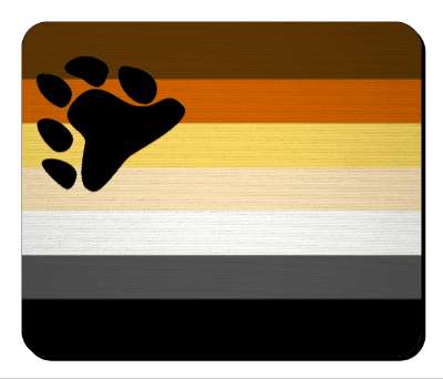 bear brotherhood pride lgbt lgbtq rights colors flag stickers, magnet
