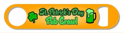 beer mug green st patricks day pub crawl shamrock stickers, magnet