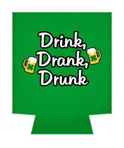 beer mugs drink drank drunk four leaf clover stickers, magnet