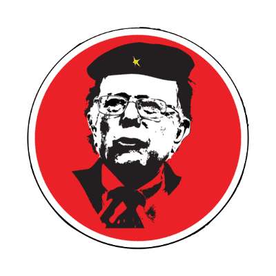 bernie sanders che red stickers, magnet