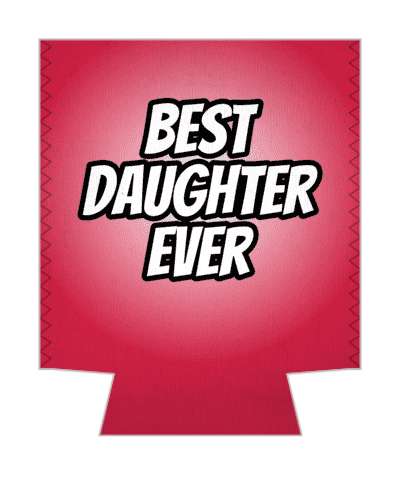 best daughter ever bold fun stickers, magnet
