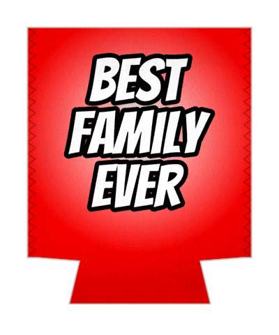 best family ever bold fun stickers, magnet