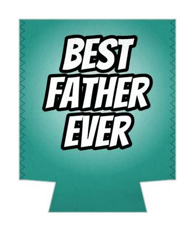 best father ever bold fun stickers, magnet