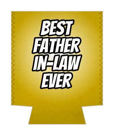 best father in law ever bold fun stickers, magnet