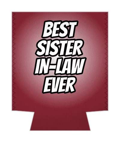 best sister in law ever bold fun stickers, magnet