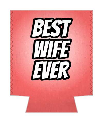 best wife ever bold fun stickers, magnet