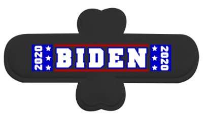 biden 2020 black red blue rectangle phone stand