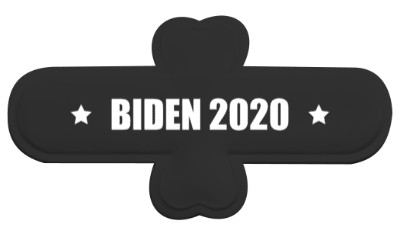 biden 2020 black two white stars phone stand