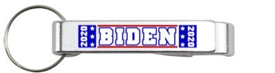 biden 2020 silver bottle opener