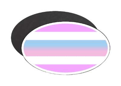 bigender pride colors flag stickers, magnet