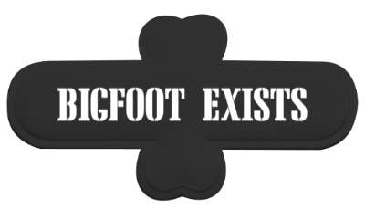 bigfoot exists monster forest stickers, magnet