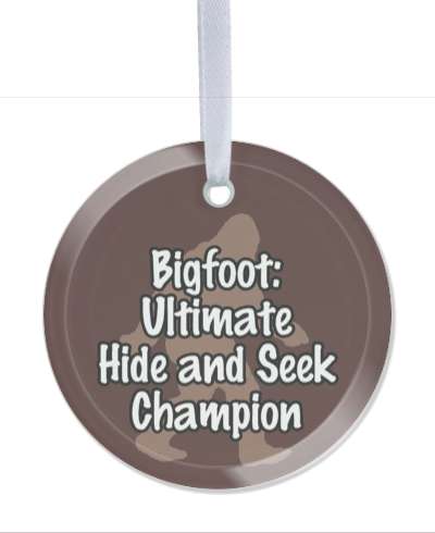 bigfoot ultimate hide and seek champion silhouette stickers, magnet