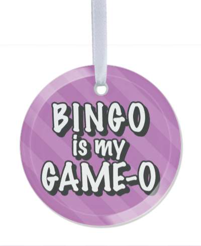 bingo is my game o funny wordplay rhyme stickers, magnet