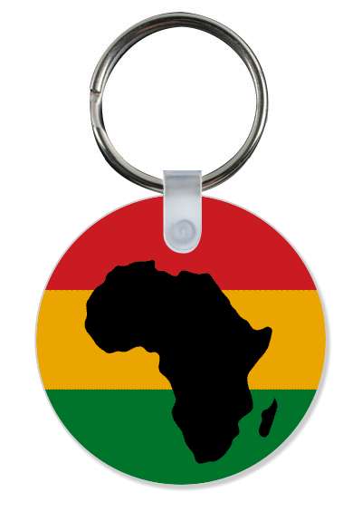 black africa country shape pan african colors flag stickers, magnet