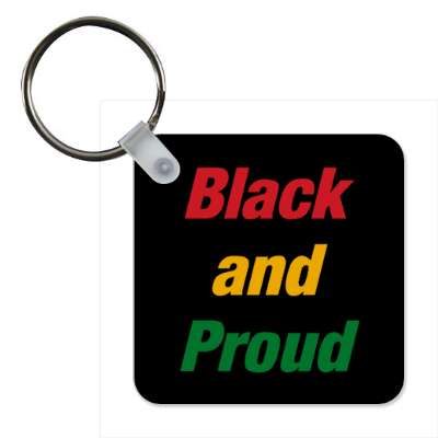 black and proud italic pan african flag colors stickers, magnet