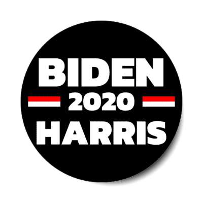 black biden 2020 harris sticker