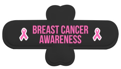black breast cancer awareness pink awareness ribbon phone stand