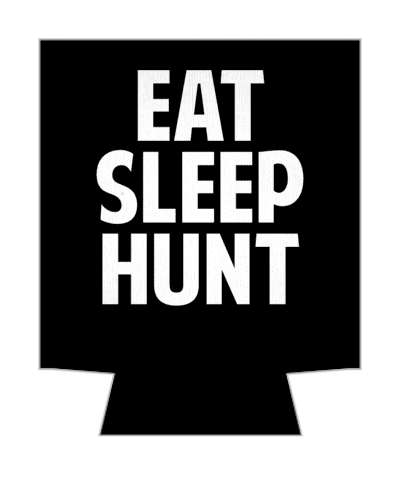 black eat sleep hunt hunting routine stickers, magnet