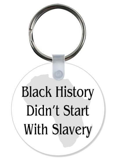 black history didnt start with slavery light grey africa silhouette stickers, magnet