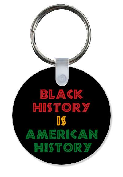 black history is american history pan african stickers, magnet