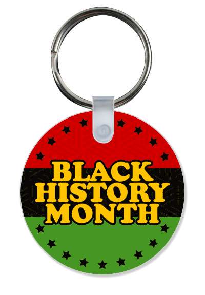 black history month africa flag colors pattern black stars stickers, magnet