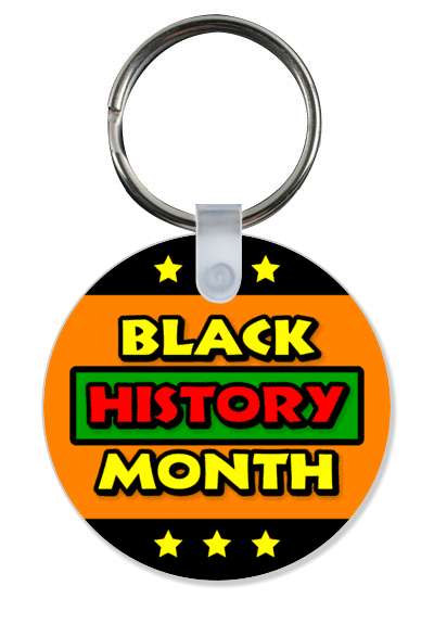 black history month african flag colors yellow stars stickers, magnet