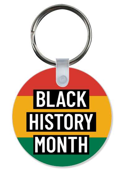 black history month bhm black rectangles flag colors stickers, magnet