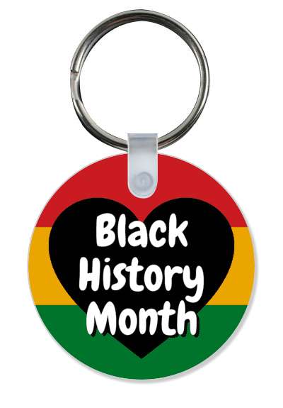 black history month heart flag cute stickers, magnet
