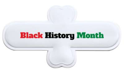 black history month pan african colors stickers, magnet