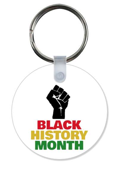 black history month white black raised fist symbol freedom flag colors pan african stickers, magnet