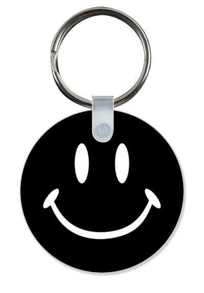 black joy happy smile face classic stickers, magnet