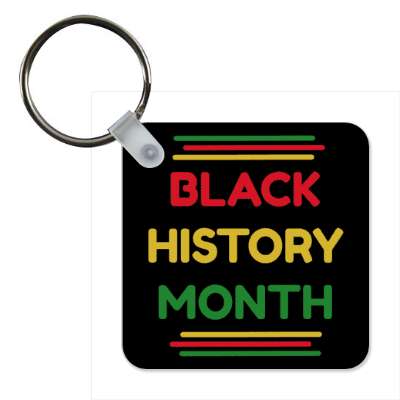 black lines pan african colors rounded black history month stickers, magnet